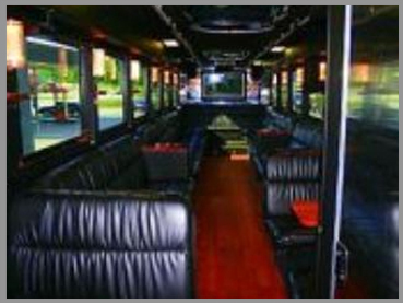40-45 Passenger Toronto Limo Bus Interior